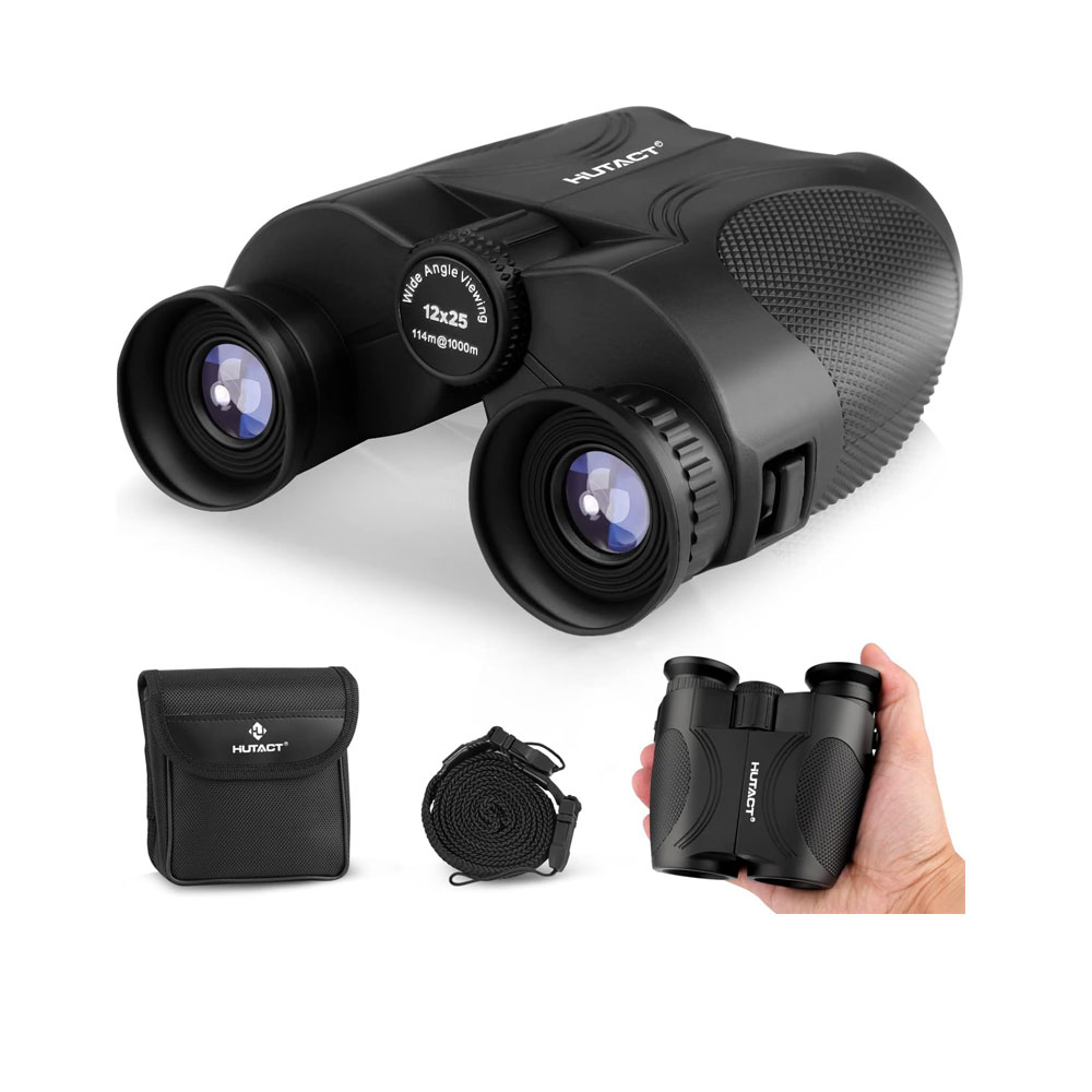 دوربین دوچشمی HUTACT 12x25 با قابلیت تنظیم آسان|خرید از آمازون|روز مارکت|roozmarket